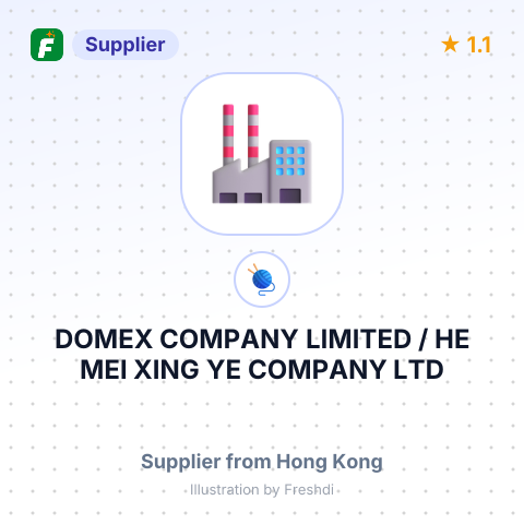 DOMEX COMPANY LIMITED / HE MEI XING YE COMPANY LTD – summary card, no photo uploaded yet