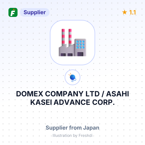 DOMEX COMPANY LTD / ASAHI KASEI ADVANCE CORP. – summary card, no photo uploaded yet