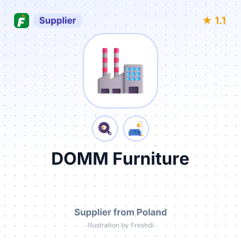 DOMM Furniture – summary card, no photo uploaded yet