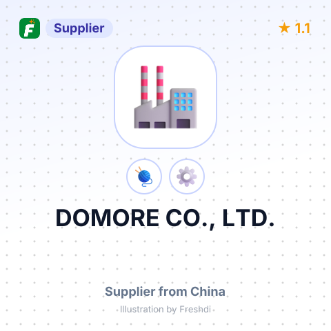 DOMORE CO., LTD. – summary card, no photo uploaded yet