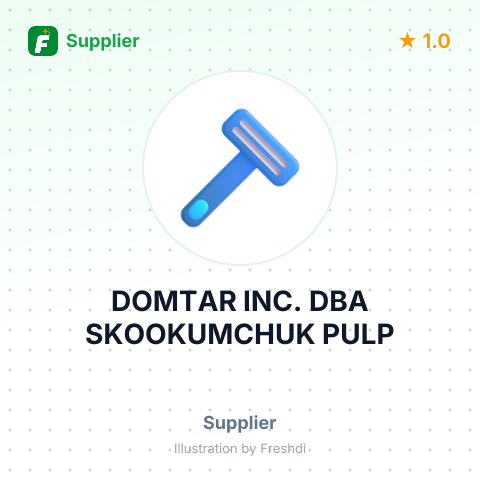 DOMTAR INC. DBA SKOOKUMCHUK PULP – summary card, no photo uploaded yet