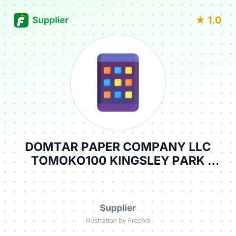 DOMTAR PAPER COMPANY LLC TOMOKO100 KINGSLEY PARK DRIVEFORT MILL, SC – summary card, no photo uploaded yet