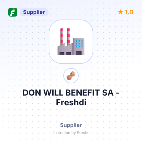 DON WILL BENEFIT SA – summary card, no photo uploaded yet