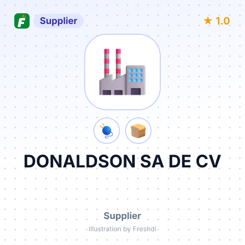 DONALDSON SA DE CV – summary card, no photo uploaded yet