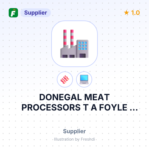 DONEGAL MEAT PROCESSORS T A FOYLE DONEGAL – summary card, no photo uploaded yet