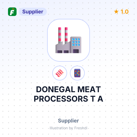 DONEGAL MEAT PROCESSORS T A – summary card, no photo uploaded yet