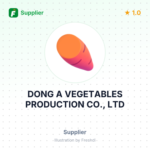 DONG A VEGETABLES PRODUCTION CO., LTD – summary card, no photo uploaded yet