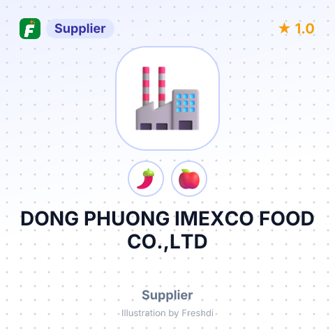 DONG PHUONG IMEXCO FOOD CO.,LTD – summary card, no photo uploaded yet