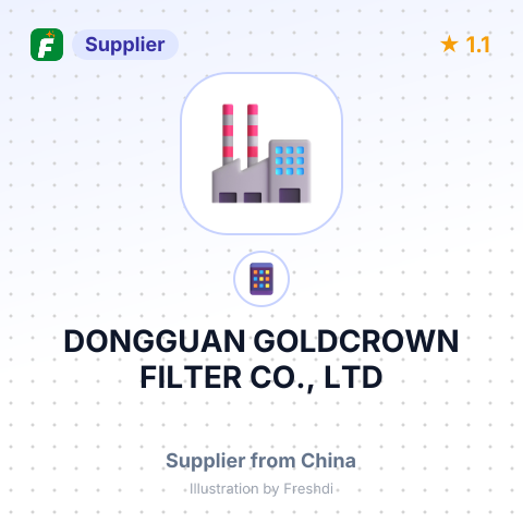 DONGGUAN GOLDCROWN FILTER CO., LTD – summary card, no photo uploaded yet