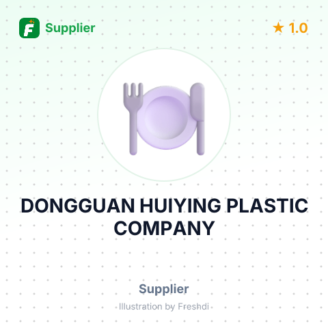 DONGGUAN HUIYING PLASTIC COMPANY – summary card, no photo uploaded yet