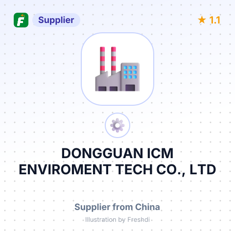 DONGGUAN ICM ENVIROMENT TECH CO., LTD – summary card, no photo uploaded yet