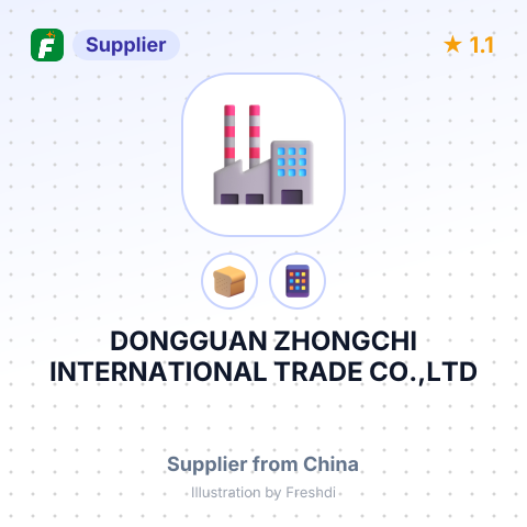 DONGGUAN ZHONGCHI INTERNATIONAL TRADE CO.,LTD – summary card, no photo uploaded yet