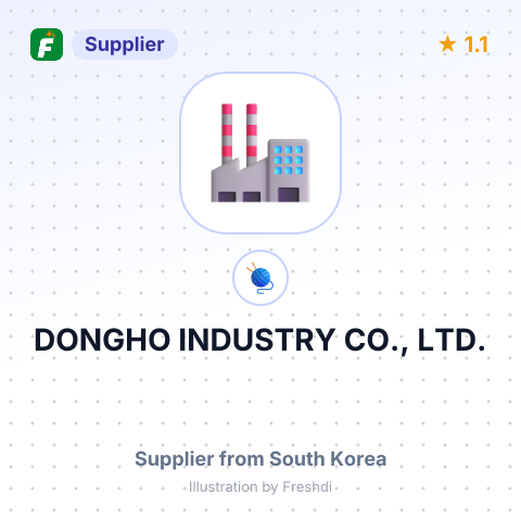 DONGHO INDUSTRY CO., LTD. – summary card, no photo uploaded yet