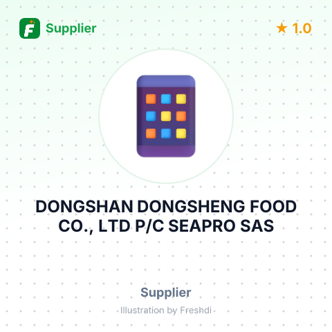 DONGSHAN DONGSHENG FOOD CO., LTD P/C SEAPRO SAS – summary card, no photo uploaded yet