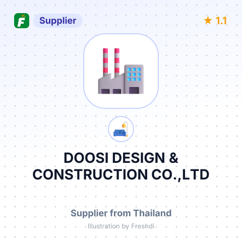 DOOSI DESIGN & CONSTRUCTION CO.,LTD – summary card, no photo uploaded yet