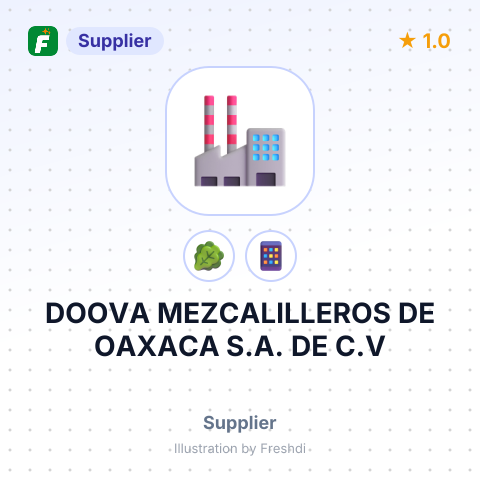 DOOVA MEZCALILLEROS DE OAXACA S.A. DE C.V – summary card, no photo uploaded yet