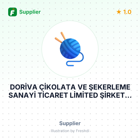 DORİVA ÇİKOLATA VE ŞEKERLEME SANAYİ TİCARET LİMİTED ŞİRKETİ – summary card, no photo uploaded yet