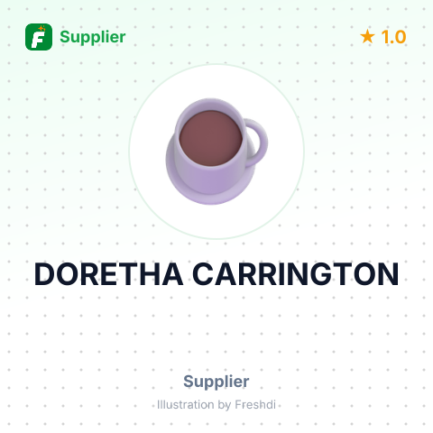 DORETHA CARRINGTON – summary card, no photo uploaded yet