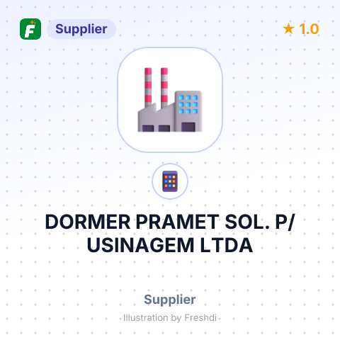 DORMER PRAMET SOL. P/ USINAGEM LTDA – summary card, no photo uploaded yet