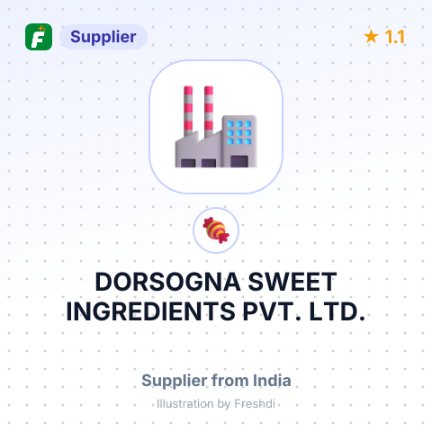 DORSOGNA SWEET INGREDIENTS PVT. LTD. – summary card, no photo uploaded yet