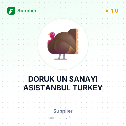 DORUK UN SANAYI ASISTANBUL TURKEY – summary card, no photo uploaded yet