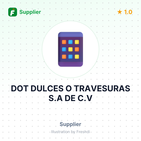 DOT DULCES O TRAVESURAS S.A DE C.V – summary card, no photo uploaded yet