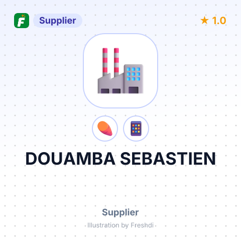 DOUAMBA SEBASTIEN – summary card, no photo uploaded yet