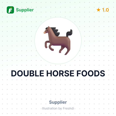 DOUBLE HORSE FOODS – summary card, no photo uploaded yet