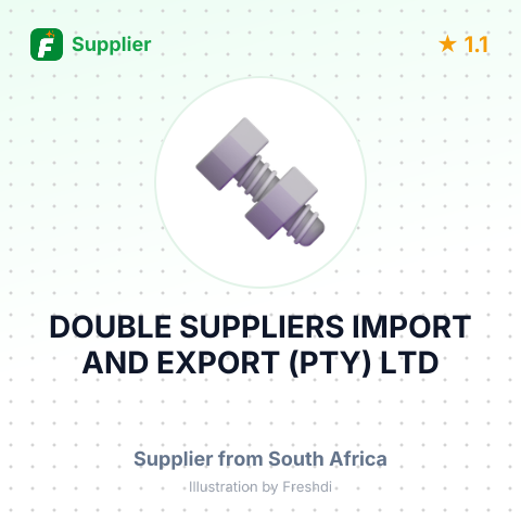 DOUBLE SUPPLIERS IMPORT AND EXPORT (PTY) LTD – summary card, no photo uploaded yet