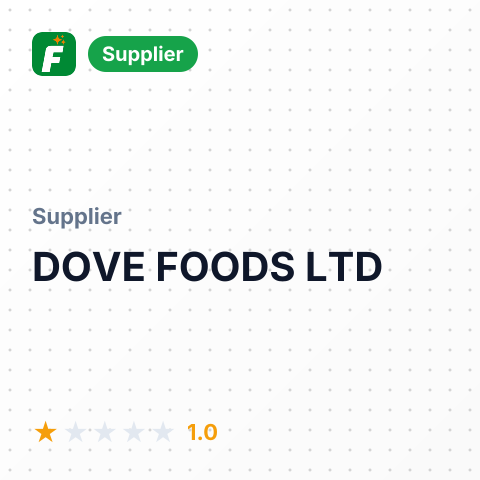DOVE FOODS LTD – summary card, no photo uploaded yet