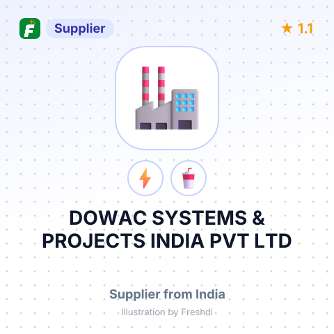 DOWAC SYSTEMS & PROJECTS INDIA PVT LTD – summary card, no photo uploaded yet