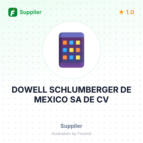 DOWELL SCHLUMBERGER DE MEXICO SA DE CV – summary card, no photo uploaded yet