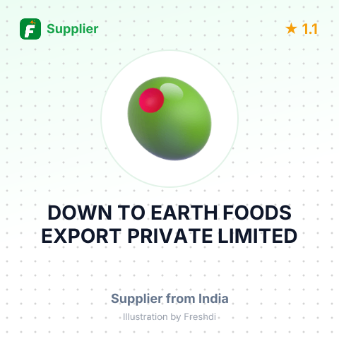 DOWN TO EARTH FOODS EXPORT PRIVATE LIMITED – summary card, no photo uploaded yet