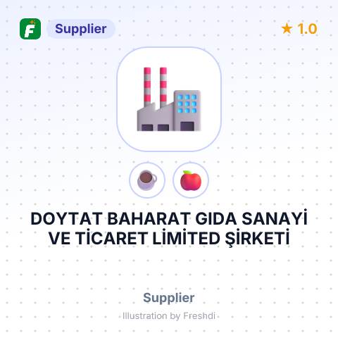DOYTAT BAHARAT GIDA SANAYİ VE TİCARET LİMİTED ŞİRKETİ – summary card, no photo uploaded yet