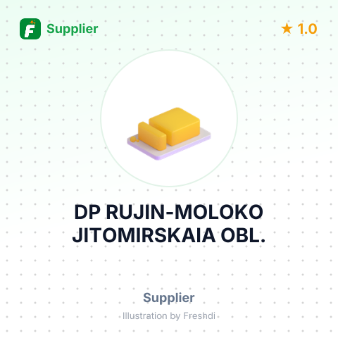DP RUJIN-MOLOKO JITOMIRSKAIA OBL. – summary card, no photo uploaded yet