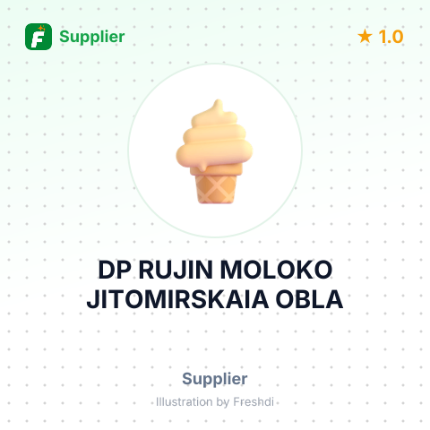 DP RUJIN MOLOKO JITOMIRSKAIA OBLA – summary card, no photo uploaded yet