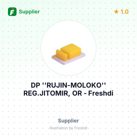 DP ''RUJIN-MOLOKO'' REG.JITOMIR, OR – summary card, no photo uploaded yet