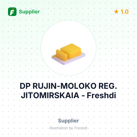 DP RUJIN-MOLOKO REG. JITOMIRSKAIA – summary card, no photo uploaded yet