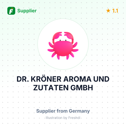 DR. KRÖNER AROMA UND ZUTATEN GMBH – summary card, no photo uploaded yet