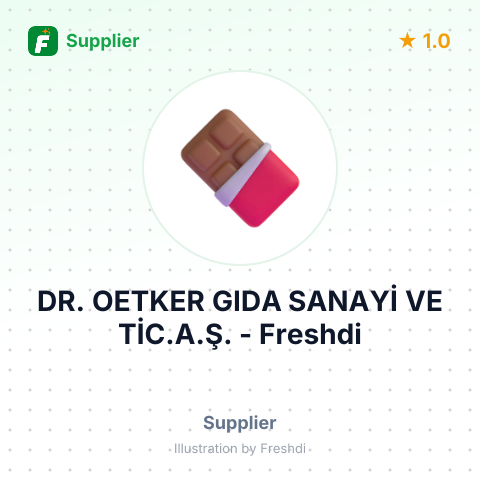 DR. OETKER GIDA SANAYİ VE TİC.A.Ş. – summary card, no photo uploaded yet
