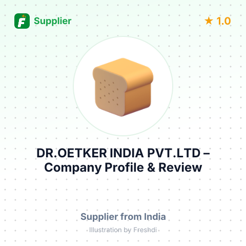 DR.OETKER INDIA PVT.LTD – summary card, no photo uploaded yet