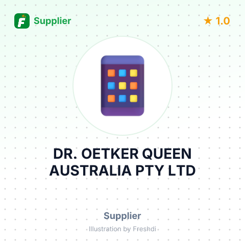 DR. OETKER QUEEN AUSTRALIA PTY LTD – summary card, no photo uploaded yet