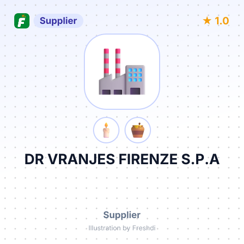 DR VRANJES FIRENZE S.P.A – summary card, no photo uploaded yet