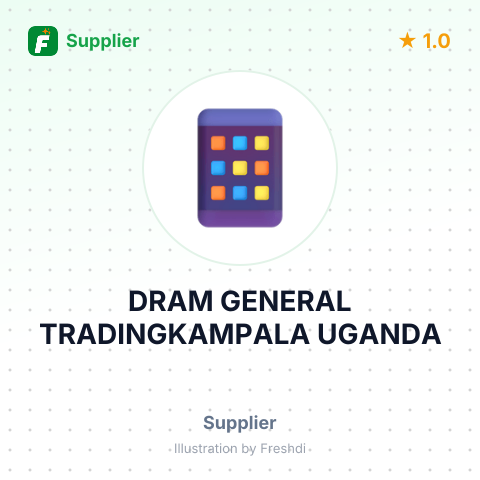 DRAM GENERAL TRADINGKAMPALA UGANDA – summary card, no photo uploaded yet