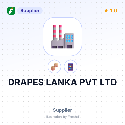 DRAPES LANKA PVT LTD – summary card, no photo uploaded yet