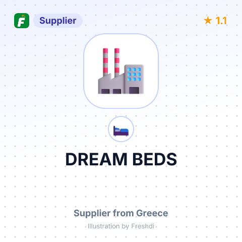 DREAM BEDS – summary card, no photo uploaded yet