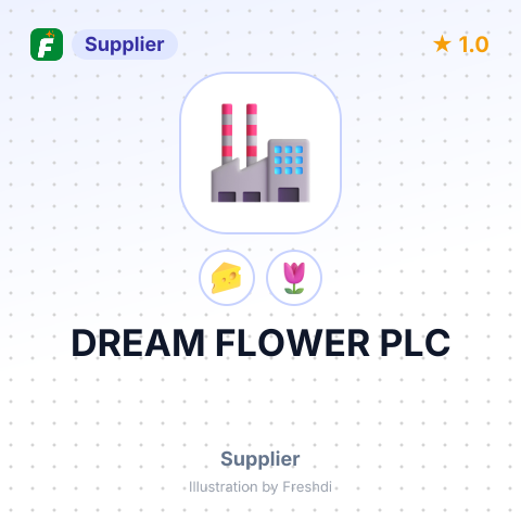 DREAM FLOWER PLC – summary card, no photo uploaded yet