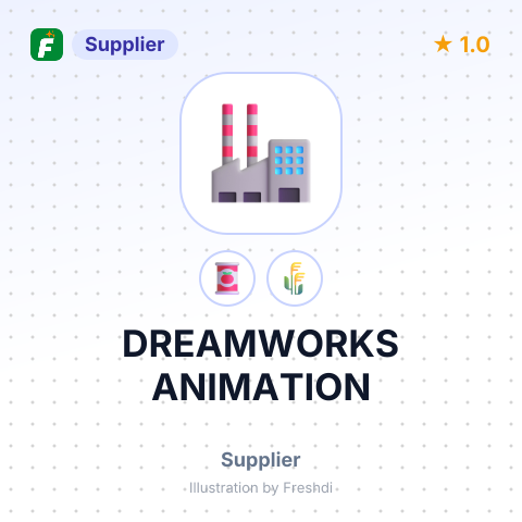 DREAMWORKS ANIMATION – summary card, no photo uploaded yet