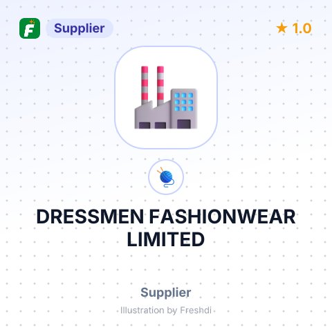 DRESSMEN FASHIONWEAR LIMITED – summary card, no photo uploaded yet