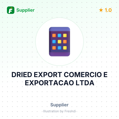 DRIED EXPORT COMERCIO E EXPORTACAO LTDA – summary card, no photo uploaded yet